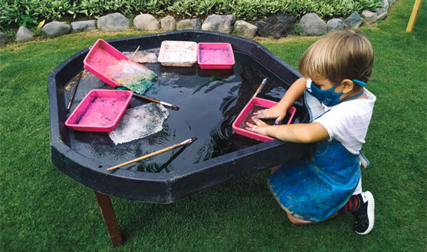 Early Years children playing in the classroom